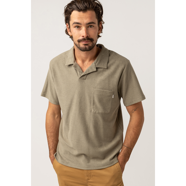 Rhythm - Vintage Terry Polo - Sage 