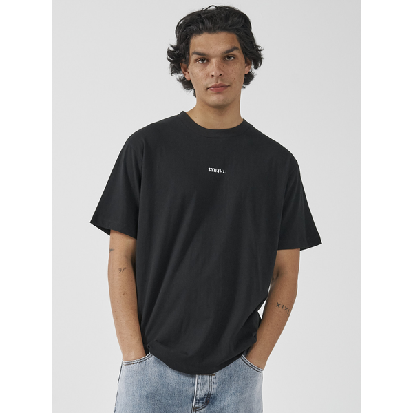 Thrills - Minimal Merch Fit Tee - Washed Black - Mens-Tops : We stock ...