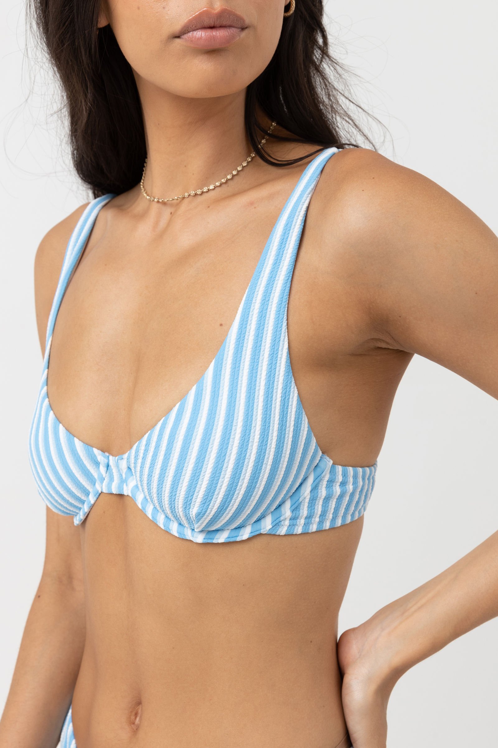 Sunbather Stripe Bikini Tank Top