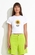 Misfit - Garden Burn Rib Tee - White