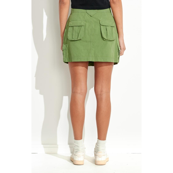 Misfit - Water Pipe Cargo Skirt - Khaki - Womens-Bottoms : We stock the ...