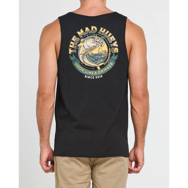 Mad Hueys - Keeping It Reel Tank - Black 