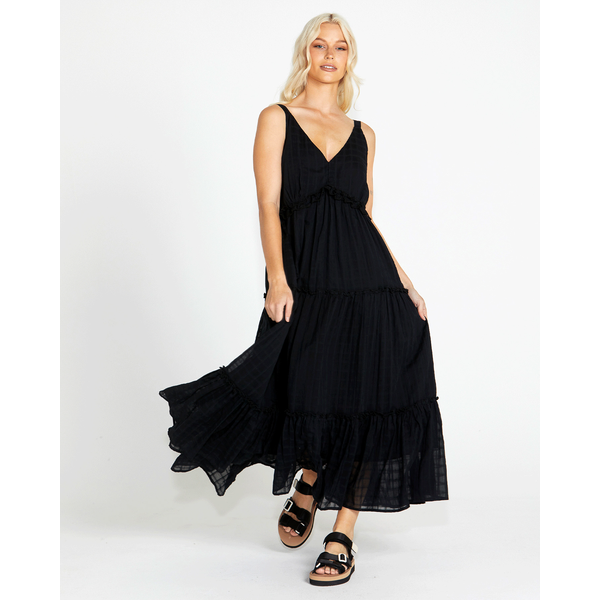 SASS -  Ruby Maxi Dress - Black