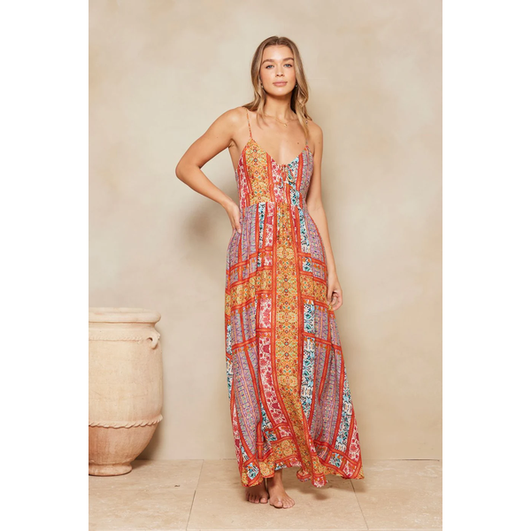 Tigerlily - Idra Teja Maxi Dress - Patchwork - Womens-Dresses : We ...