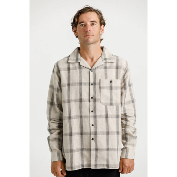 Thing Thing - LS Trope Shirt - Oat Plaid 