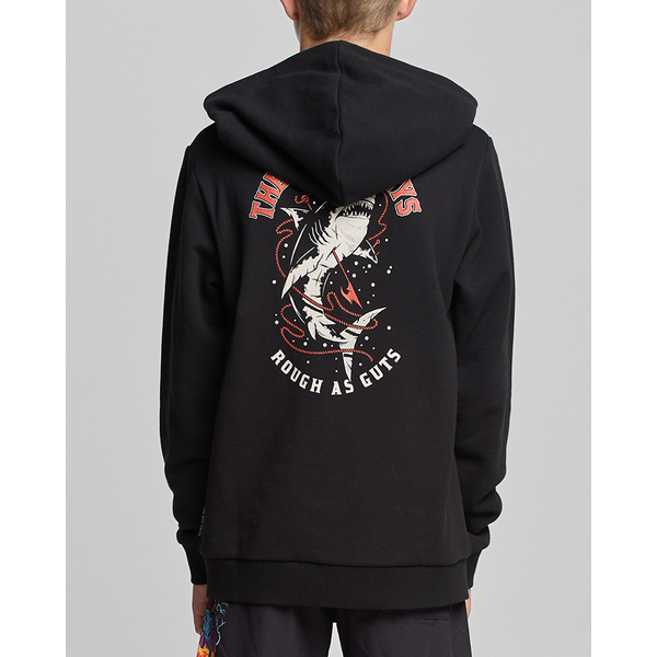 The Mad Hueys - Rough As Guts Youth Pullover - Black 