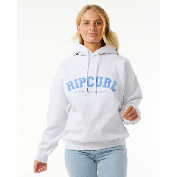 Rip Curl - Varsity Hoodie - Grey Marle/ Mid Blue