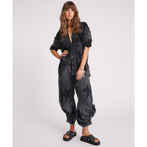 One Teaspoon - Black Star Muslin Gypsy Pants 