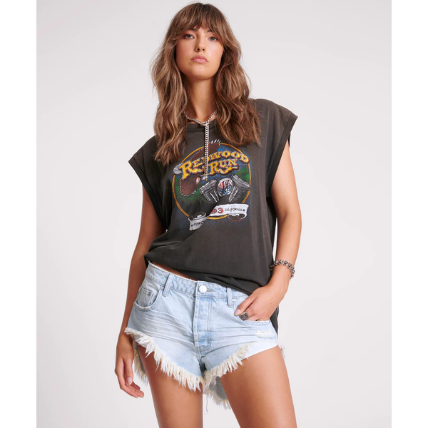 One Teaspoon - Sportster Blue Rollers Denim Shorts