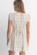 Rhythm - Rumi Check Cap Sleeve Mini Dress - Natural