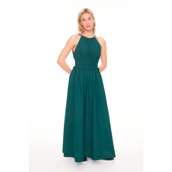 Huffer - Cruise Jeanne Maxi Dress - Jewel Green