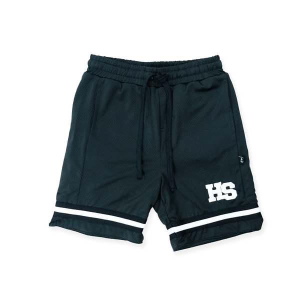 Hello Stranger - Varsity Shorts - Black 