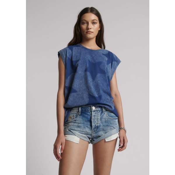 One Teaspoon - Sunset Blue Bandits Low Waist Denim Short