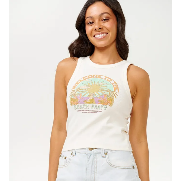 Rip Curl - Tropicana Ribbed Tank - Bone