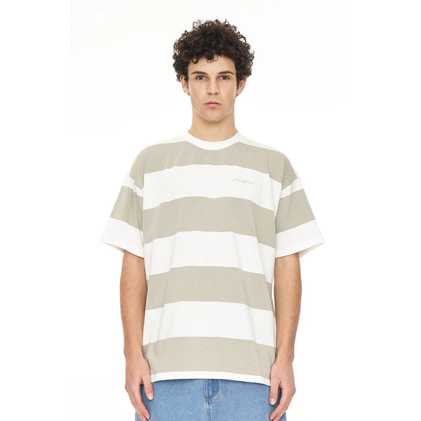 Huffer - Stripe Block Tee