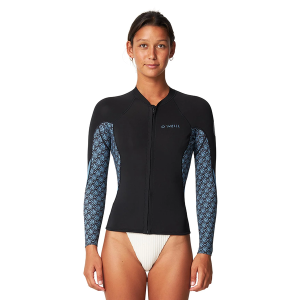 O'Neill - Women's Bahia Full Zip 1.5mm Wetsuit Jacket 