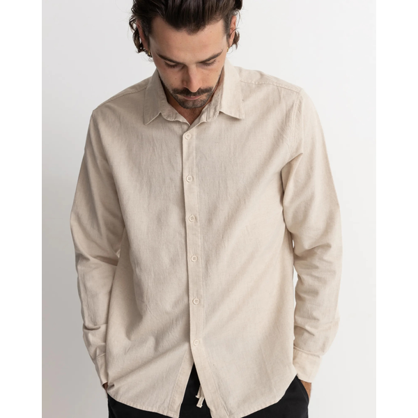 Classic Linen Shirt - Sand