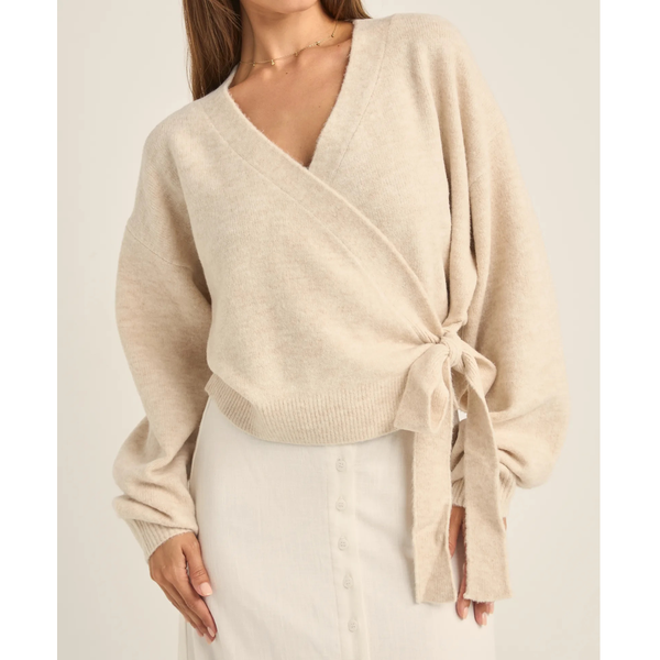 Rhythm - Lexie Wrap Front Knit