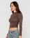 Rusty - Plain Jane Ruched Top