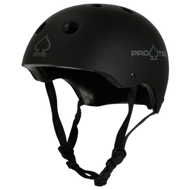 Matte black skate store helmet