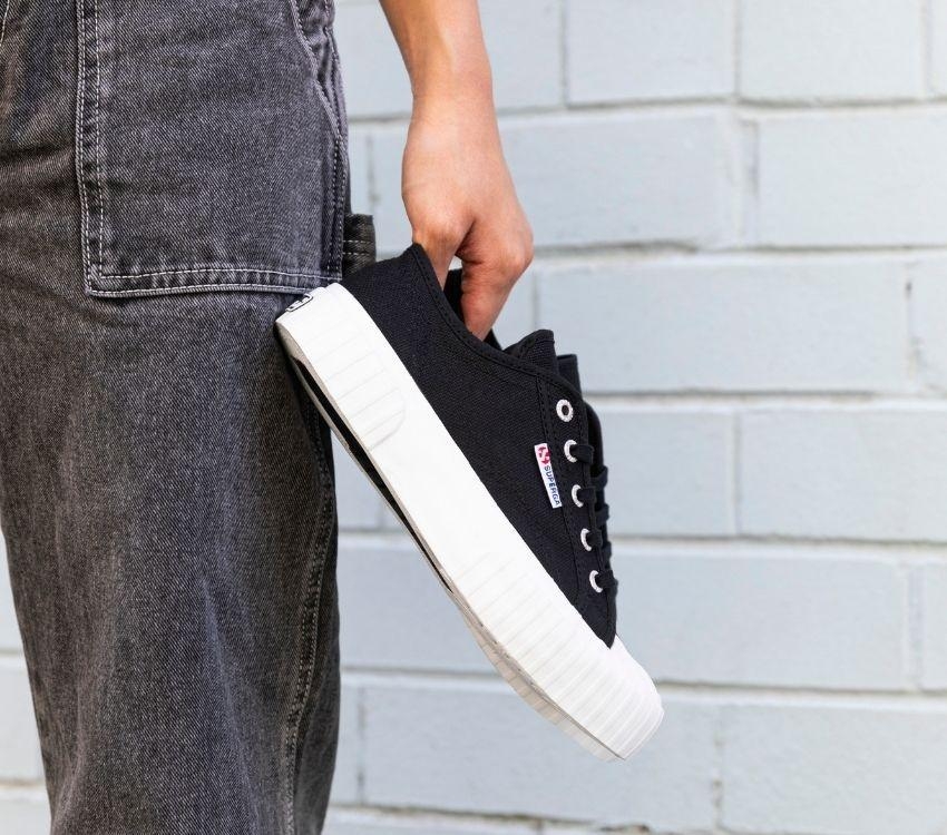 Superga stripe cheap