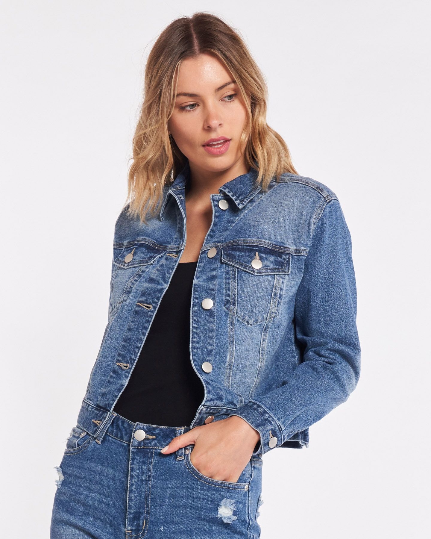 Sass - Darcy Denim Jacket - Womens-Tops : We stock the very latest in ...