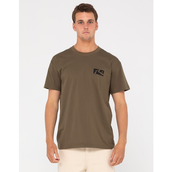 Rusty - Boxed In Short Sleeve Tee - Rifle Green 