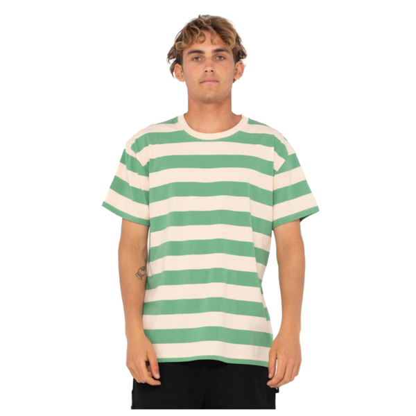 Rusty - Busted Custard Short Sleeve Tee - Basil 